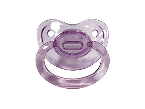 ENVY BODY SHOP BigShield Adult Sized Pacifier Candy Gloss Pacifiers (Purple)