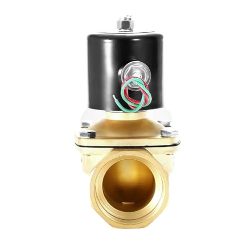 Électrovanne normalement fermée DN40 vanne électrique 1.5 pouce NPT filetée 12V DC - 3