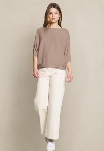 Image of Nachu Women Fashion Ribbed Batwing Sleeves Bagy Balloon Style Fit Top |Casual Regular Size fit | Winter and Party fit