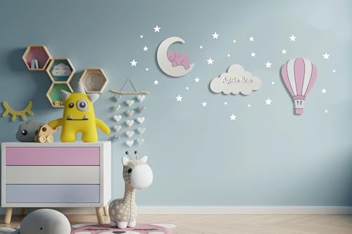Set de lámparas de pared personalizables para nursery