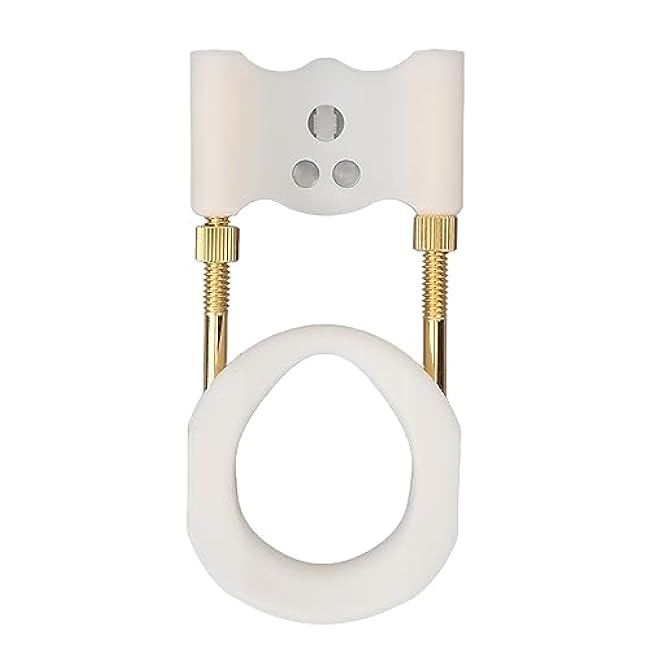 JUOPZKENN Men Bracket Stretcher Tool,Male Bracket Kit,Extender Stretcher kit Wearable Adjust Size Easy Detachable Strength Training Device (White Gold)