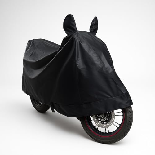 Image of UV Protection & Dustproof Bike Body Cover for Universal Cover Two Wheeler Bike (Black)