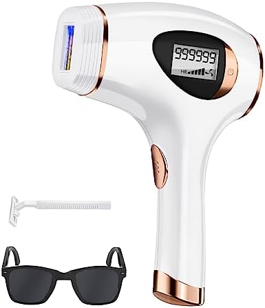 REDFMG Laser Hair Removal for Women - IPL Hair Removal Device With Ice Cooling Technology, Painless Permanent Hair Remover for Reduction in Hair Growth Body & Face