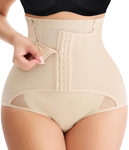 MERYOSZ Butt Lifting Panties High Waisted Tummy Control Shapewear for Women Waist Trainer Mesh Body Shaper Underwear