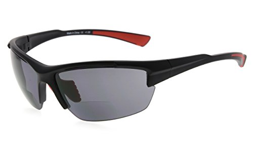 Image of Eyekepper Bifocal Sunglasses for Women Men, Rectangular Frame