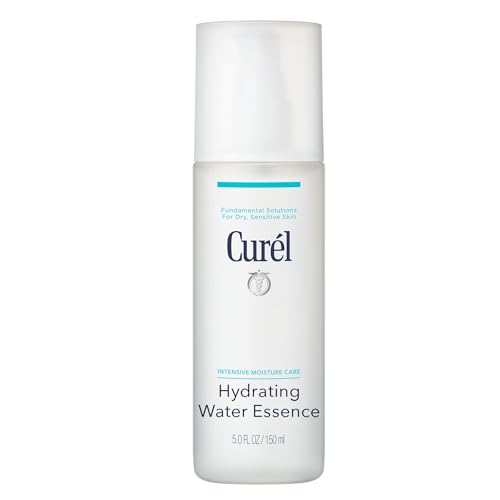 Curel Japanese Skin Care Hydrating Water Essence Toner, Water Based Face Moisturizer for Dry Skin, Serum for Face, 5 Oz