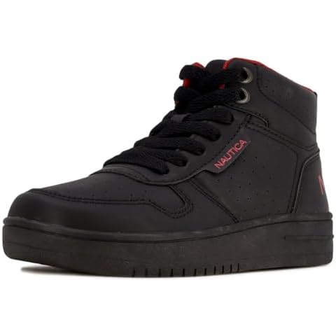 Nautica Kids Horizon Sneaker Lace-Up Fashion Shoe Boot-Like High Top Cover