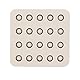 MUNEFE Wachskönigin-Pfropfbecher, Silikonformen, Silikon-Bienenkönigin-Pfropfbecher, Bienenwachs-Königin-Zellbecherformen Für Den Garten(Four Row)