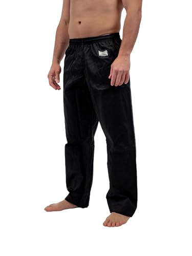 METAL BOXE Pantalon Karaté Noir Taille 170cm
