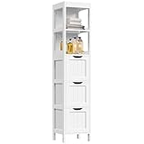 Yaheetech Bathroom Tall Cabinet, Slim Storage...
