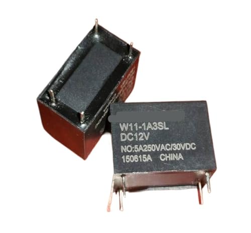 Relais électromécanique W11-1A3SL DC12V 5A mini boîtier 4 pins