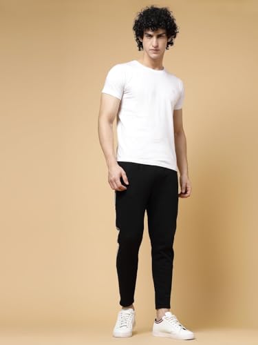 Image of Rigo Regular Fit Printed Cotton Jogger Pants for Men | Casual Wear Lower for Men | Track Pant for Men with Pocket Idol for Gym, Yoga, Sports, Running