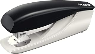 Leitz, Zszywacz Średni Leitz New NeXXt, Zszywa do 30 Kartek, Zintegrowany Rozszywacz, Direct Impact, Kolor Czarny (B0007OEESS)