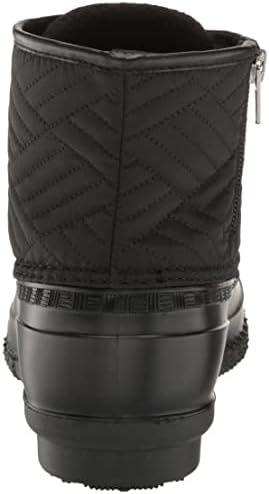 Avenue Womens Plus Size Mona Quilted Weather Fashion Boot, Black, 7 Wide US | Image 2