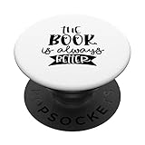 Photo Gallery il libro è sempre meglio - book lover popsockets popgrip intercambiabile Photo Gallery il libro è sempre meglio - book lover popsockets popgrip intercambiabile