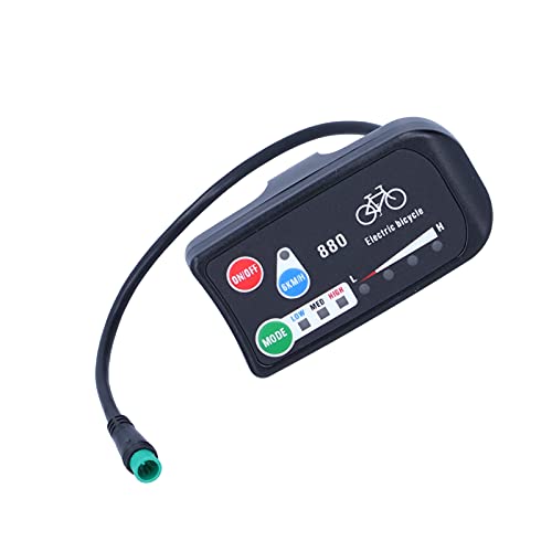 Fydun Bicicleta Eléctrica para KT Led880 Display E Bike 36V 48V Display Meter E Bike Accessories Productos Optoelectrónicos LCD Display