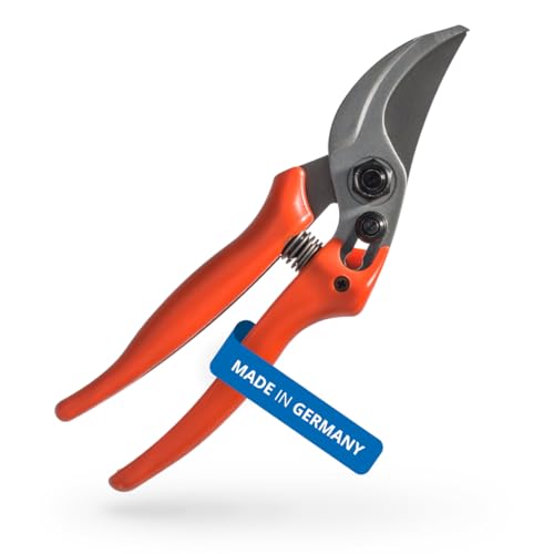 Original LÖWE Bypass Pruner Garden Tools 14.104 | Use as Pruners, Hedge Trimmer, Garden Shears, Pruning Shears for Gardening | For cutting roses, twigs, branches, and cut flowers | Made in Germany