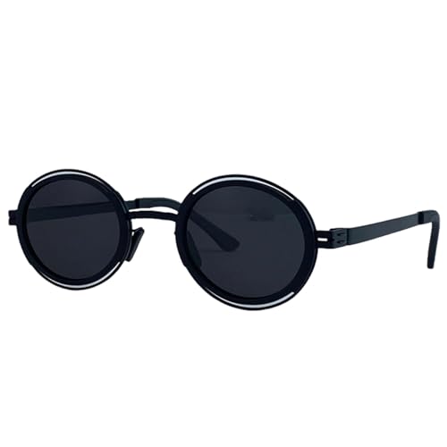 Lunettes de soleil rondes homme UV400 pour stopper l'éblouissement avec style rétro