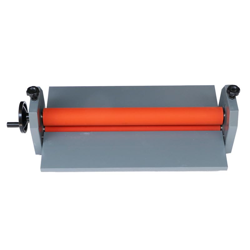 Manual Cold Roll Laminator, Hand Crank Cold Laminating Machine, Vinyl Photo Film Mounting Cold Laminator, for Photography, Spraying, Painting, Poster, Advertising Photograph, Book Cover