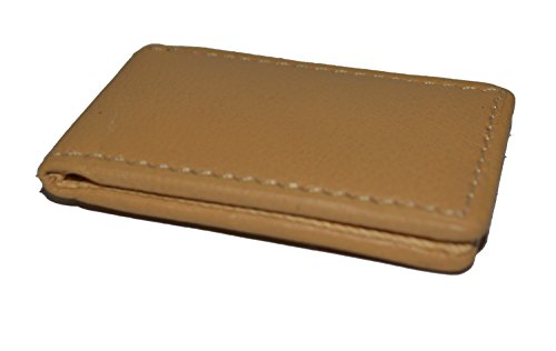 Image of LB LEATHERBOSS Men's New Leather Strong Magnetic Money Clip (Tan)