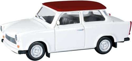 Herpa Modellauto Trabant 601 Limousine, rot, Miniatur im Maßstab 1:87, Sammlerstück, Made in Germany, Modell aus Kunststoff Herpa Modellauto Trabant 601 Limousine, rot, Miniatur im Maßstab 1:87, Sammlerstück, Made in Germany, Modell aus Kunststoff