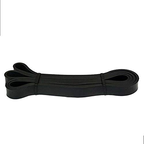 MAXSTRENGTH Bande de résistance - Bande de traction assistée - Bandes d'exercice pour Crossfit - Powerlifting - Yoga - Stretch Mobility pour homme et femme (Noir 15-30 kg) Cover