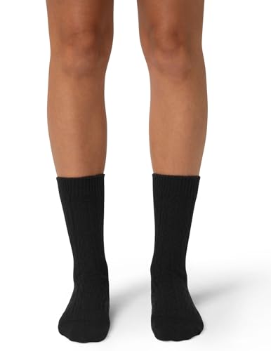 Image of HUE womens Crew Length Boot Socks, 2 Pair Pack