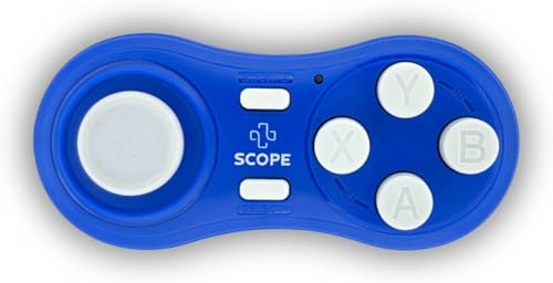 Image of Scope Remote- Remote for Anki. Customizable with Anki Add-on, Compatible with Windows, Mac, iOS, iPad, and Android. Quizlet Compatible, Anki Controller. Sapphire Blue, Plus (16-18 Hours Battery)