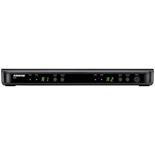 Image of Shure BLX288 /SM58 UHF Wireless Microphone System - Perfect for Church, Karaoke, Vocals - 14-Hour Battery Life, 300 ft Range | Includes (2) SM58 Handheld Vocal Mics, Dual Channel Receiver | J10 Band