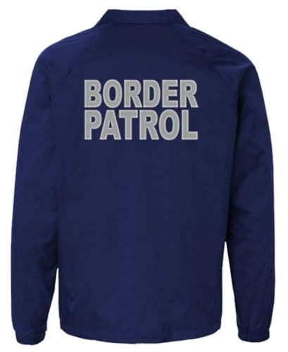Service and First Responders Border Patrol Coaches Jacket Event Staff Men’s and Women’s Cosplay Windbreaker3