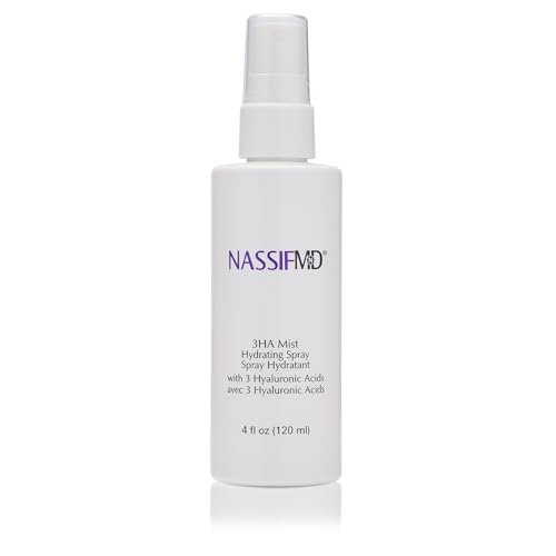 NassifMD 3HA Instant Hydrating Facial Mist, 4 Fl Oz