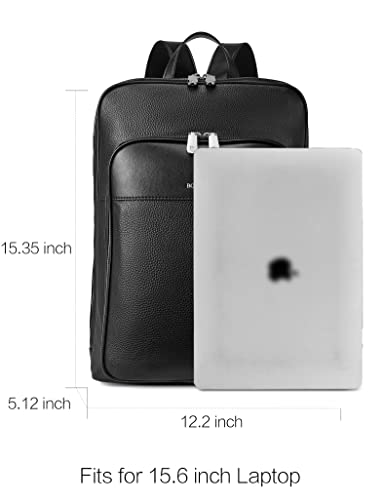 Bostanten Leather Laptop Backpack For Women 15.6 Inch Computer Bag Travel Work Daypack Large Size Bag #TOP3