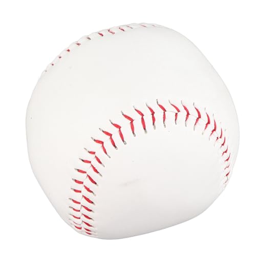 Natudeco Professional Baseballs Soft Filling Practice Trainning PVC Hand Sewing Softball for Adult Youth Training Professional Baseball Games