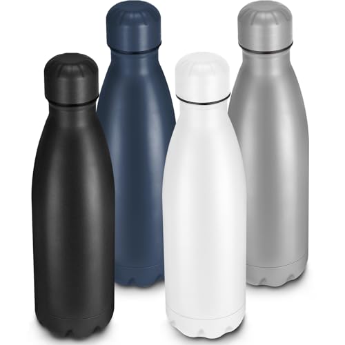 Leraverppy 25oz Cola-Bottle Shaped Stainless Steel Leak-proof Water Bottle,Double Wall Vacuum Insulated Metal Thermos,Travel Mug For Sports Indoors & Outdoors,BPA-Free Kids Flasks,Assorted(4 Pack)