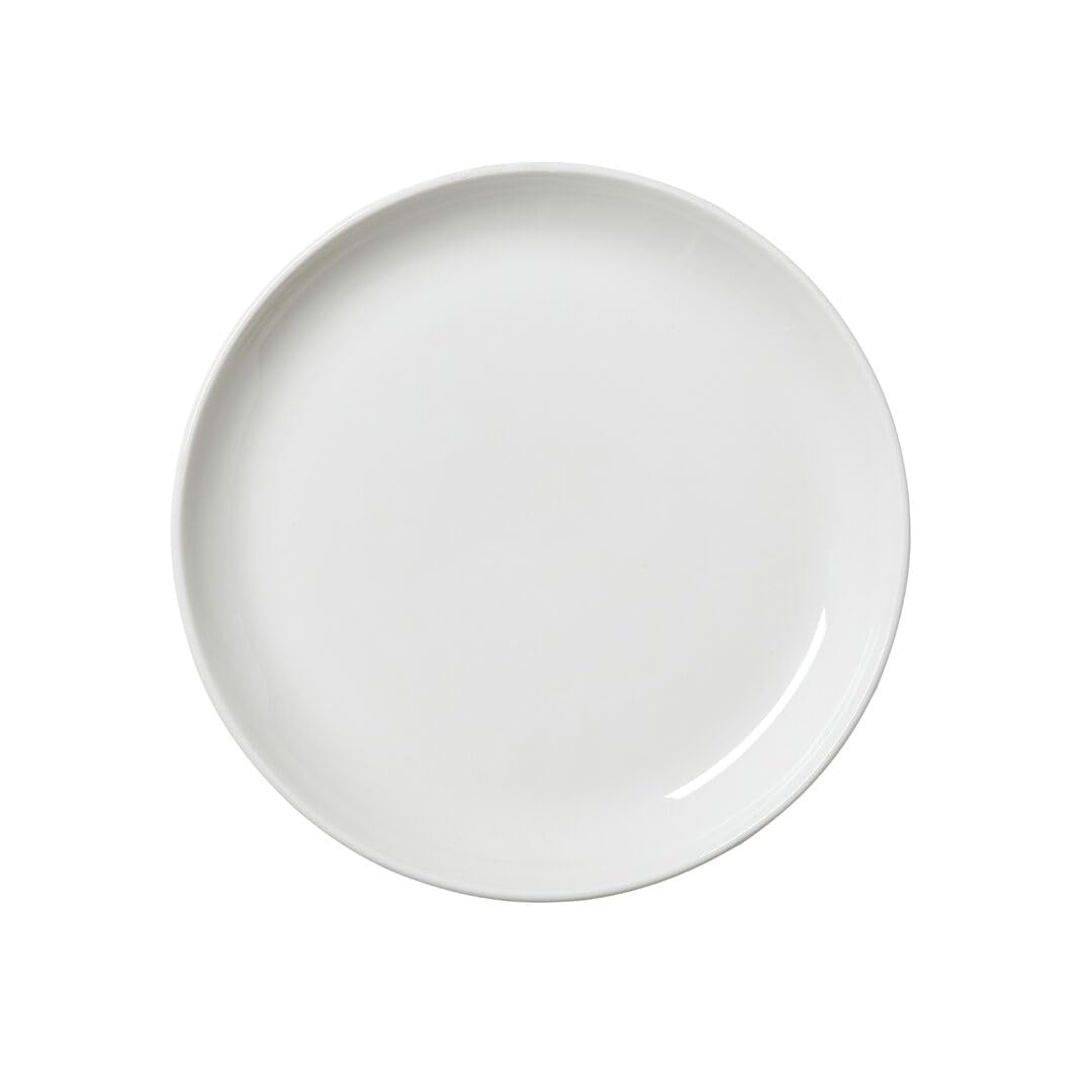 Taste White Nordic Coupe Plate 20.25cm (8"") Ceramic Plate Tableware Pack of 12