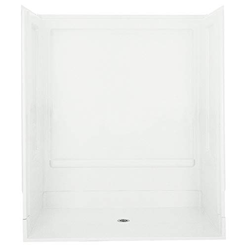 STERLING 62060106-0 Advantage 39-3/8 x 63-1/4-Inch x 72-Inch Shower Kit with Age in Place Backers, White