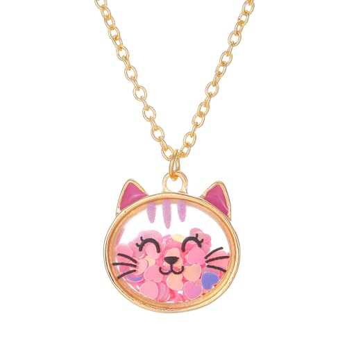 DOYYCA Locket Necklace Cute Cat Locket Pendant Necklace for Jewelry Birthday Gifts (Cat)