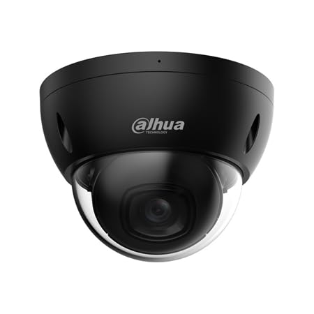 Dahua WizSense 2series. 4MP WDR Mini Dome Camera avec IR Objectif 2.8 mm IP67.IK10. Microphone integré. Finition Noir