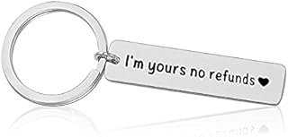 Valentine's Day Jewelry Keyring Funny Couple Keychain for Boyfriend Girlfriend Couple Keyring for Him Her Boyfriend Husband Gift from Girlfriend Wife Anniversary Birthday Gifts His and Hers Gift