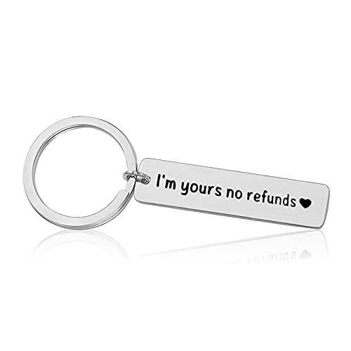 Funny Couple Keychain for Boyfriend Girlfriend Gift