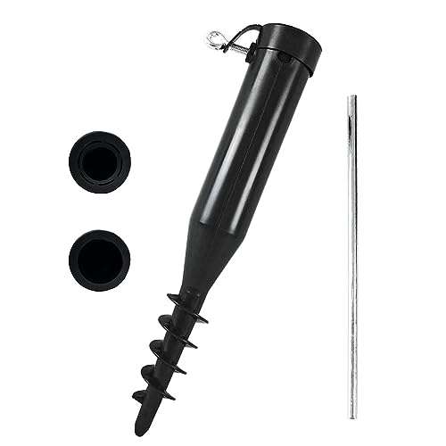 FLATRO Plastic Ground Spike Rotary Washing Line 40/48/52 mm - Clothes Airer Outdoor Clothes Dryer & Garden, Beach Parasol Ground Anchor