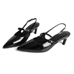 Black Pointed Toe