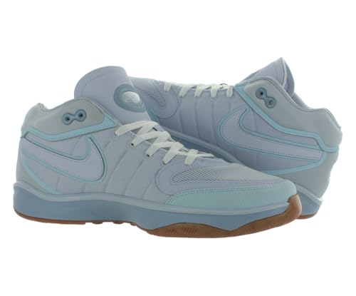 Nike Nike G.T. Hustle 2 Men's Basketball Shoes (DJ9405-006, Football Grey/Glacier Blue/Light Armory Blue) Size 12