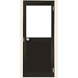 リクシル トステム 内付型 ランマなし 06518 W：650mm × H：1,841mm ガラス：4mm / アルミパネル 製品色：オータムブラウン(G) 勝手：右勝手 ※受注生産品