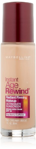 Maybelline New York Instant Age Rewind Radiant Firming Makeup, Creamy Beige 290, 1 Fluid Ounce