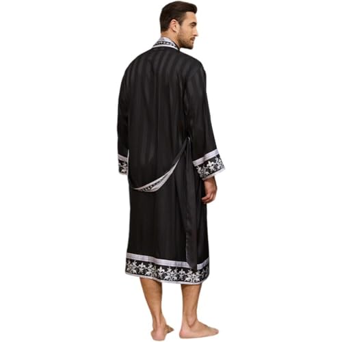 Batas de kimono para hombres Dianzan: ropa de dormir barroca y cómoda 3