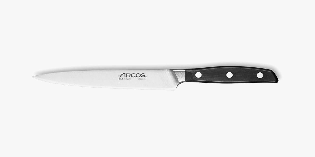 Arcos Forged Chef Knife 8 Inch Stainless Steel. Professional Kitchen Knife for Cooking. Ergonomic Polyoxymethylene Handle and 210mm Blade. Series Manhattan. Color Black — Amazon image 17