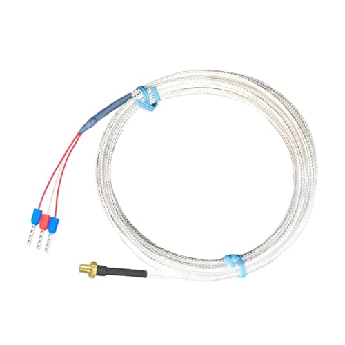 Sensor PT100 M4 de temperatura con tornillo y cable de 0.5 metros 5