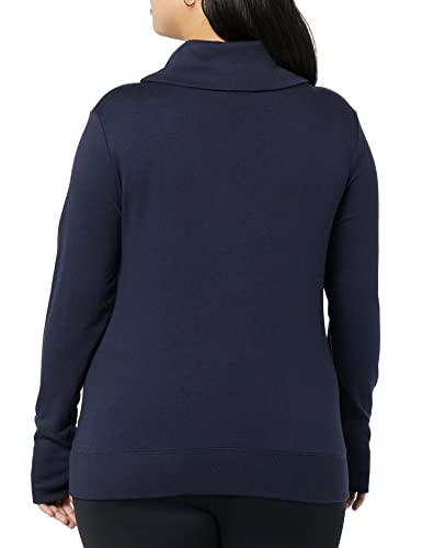 Amazon Essentials Women's Studio Terry Long-Sleeve Funnel Neck Sweatshirt