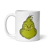 Dr. Seuss The Grinch Face Mug - Officially Licensed - 11 oz
